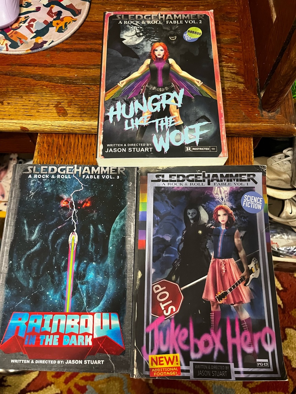 Sledgehammer A Rock & Roll Fable Series  of 3 Books Jason Stuart Paper Back